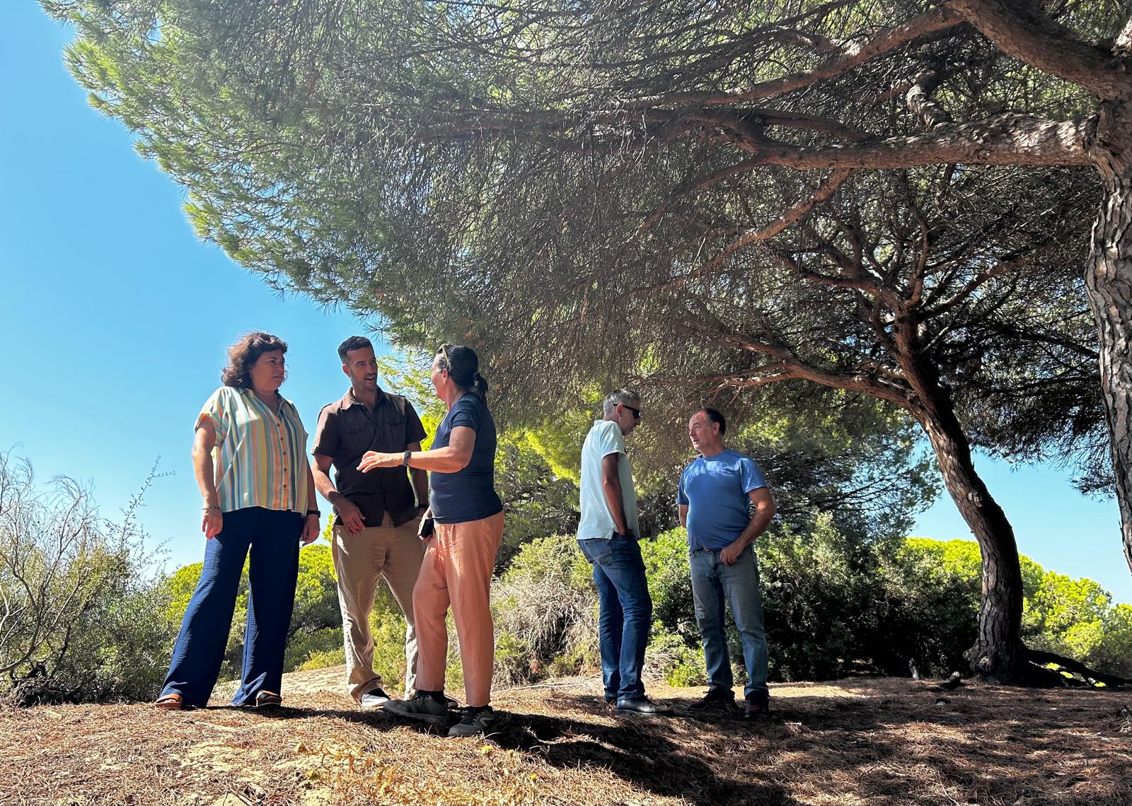 Sanlúcar impulsa la mejora medioambiental del Pinar de la Dinamita con el respaldo del Acuerdo por Doñana