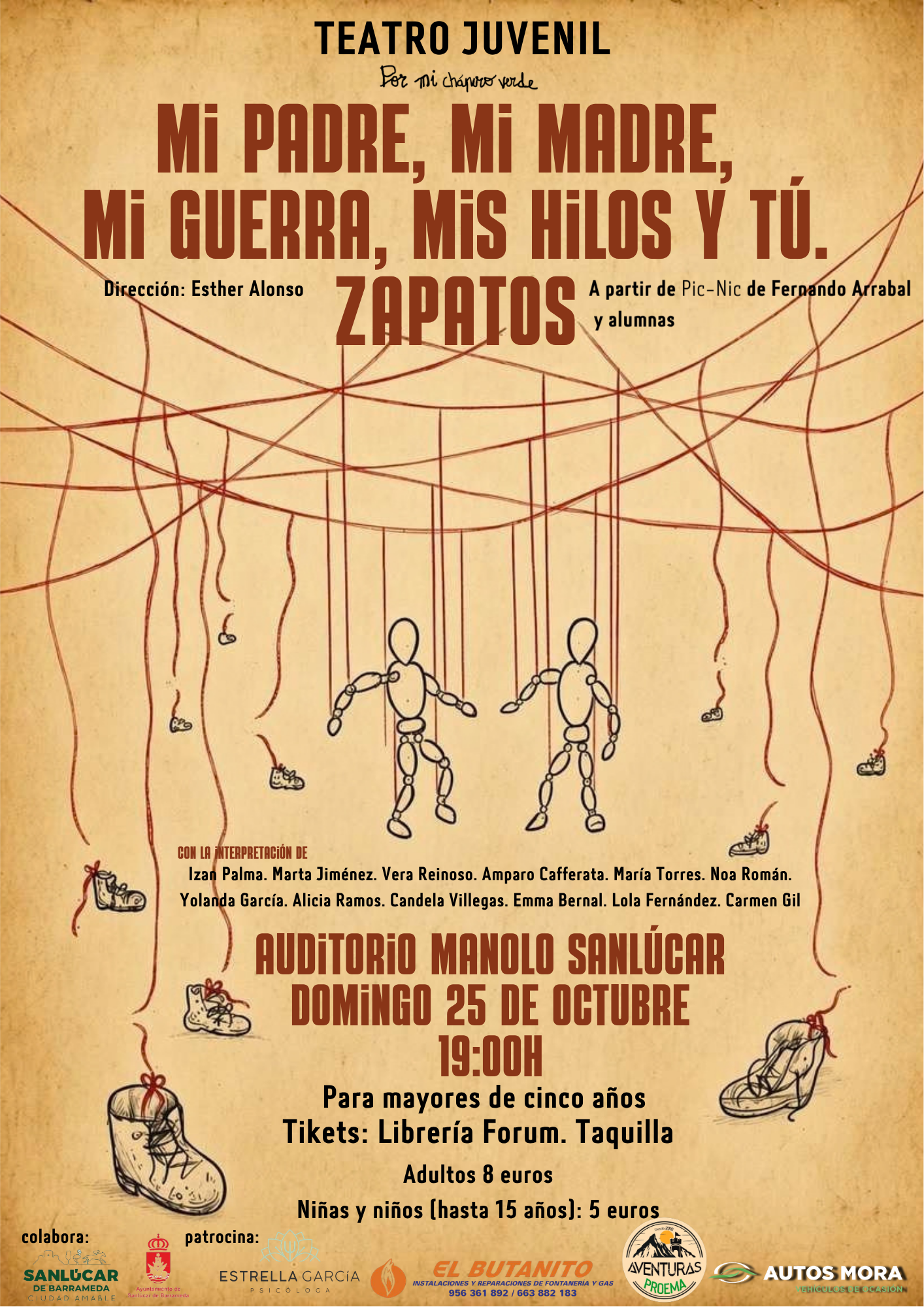Teatro juvenil: 'Mi padre, mi madre, mi guerra, mis hilos y tú. Zapatos'