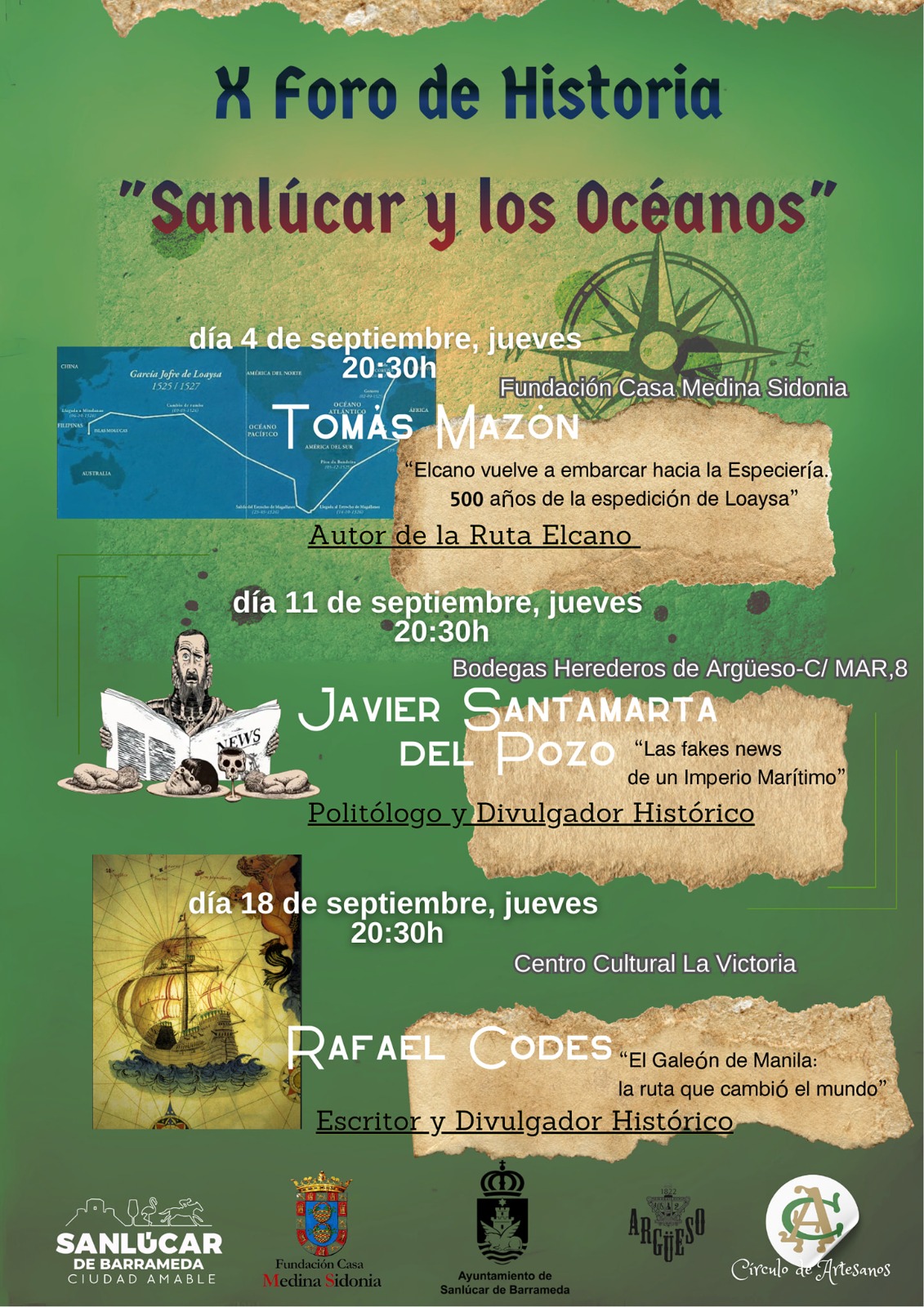 X Foro 'Sanlúcar y los océanos' Rafael Codes Flores