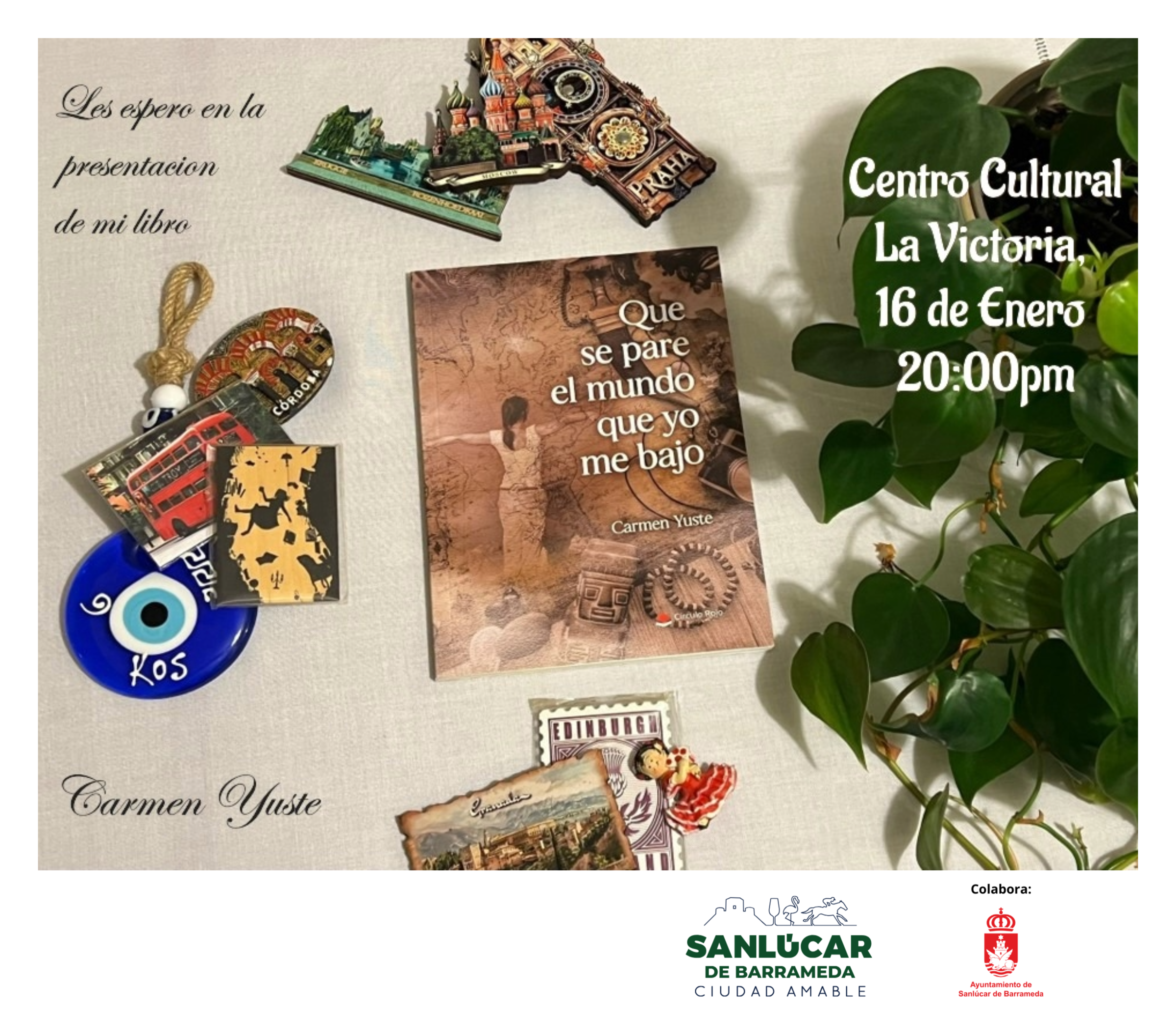 Presentación del libro 'Que se pare el mundo que yo me bajo' de Carmen Yuste