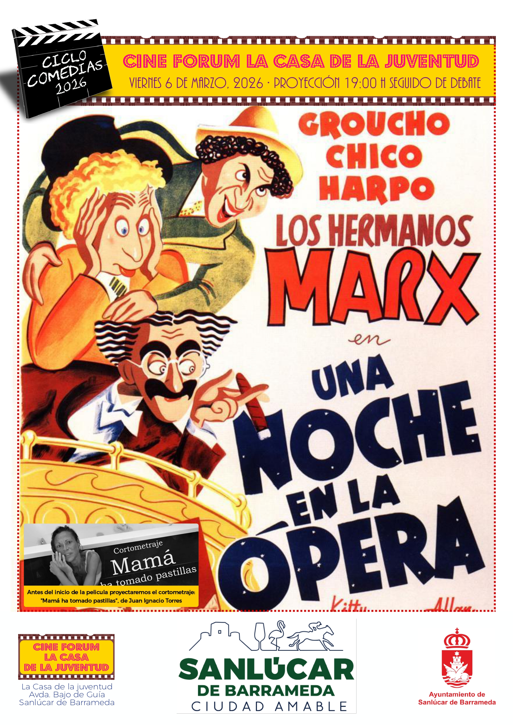 Cinefórum 'Una noche en la ópera'