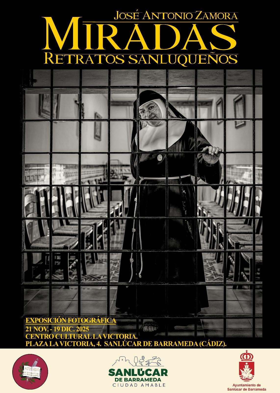 Exposición de fotografía 'Miradas, retratos sanluqueños' de J.A. Zamora