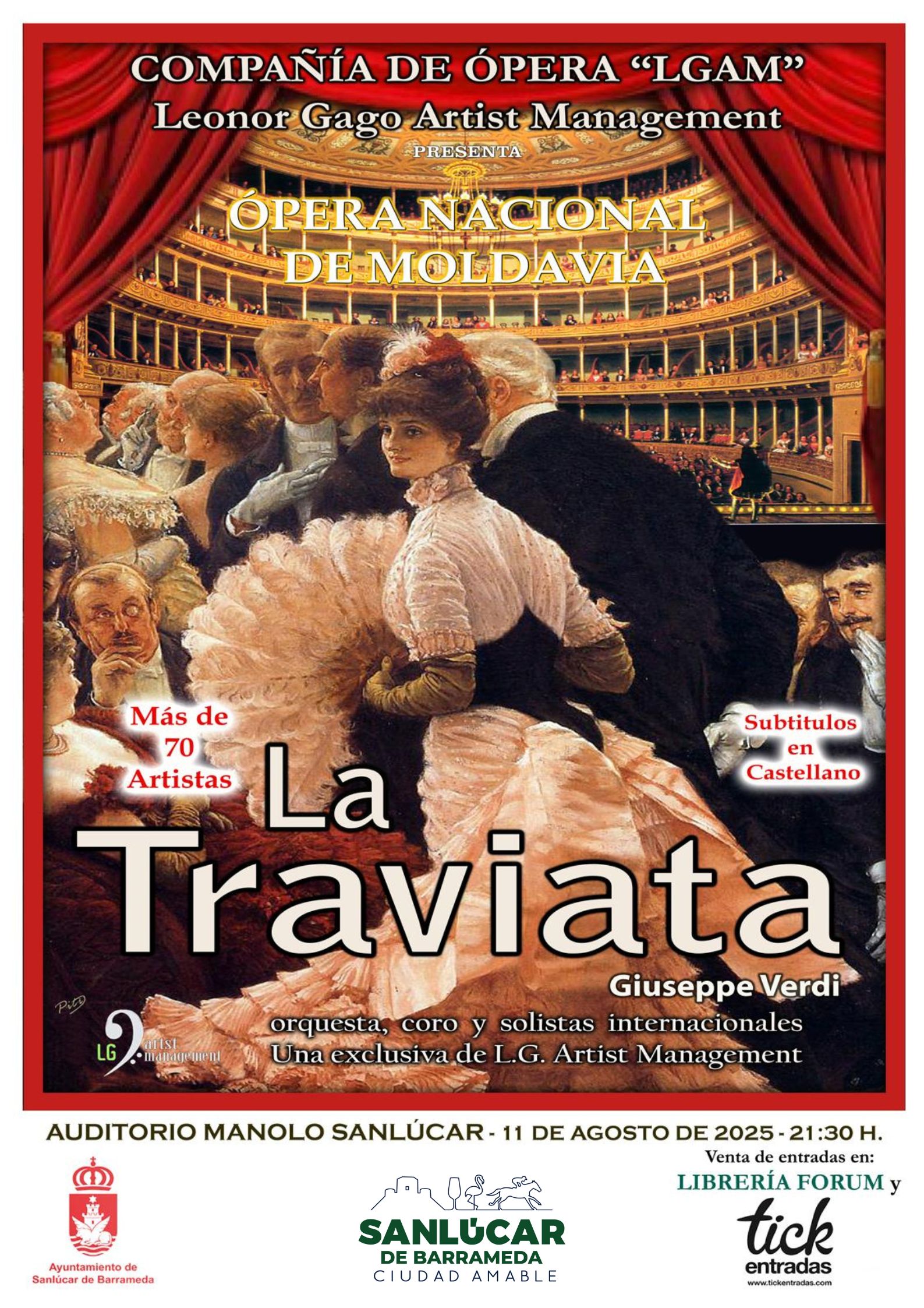 'La Traviata', Ópera Nacional de Moldavia