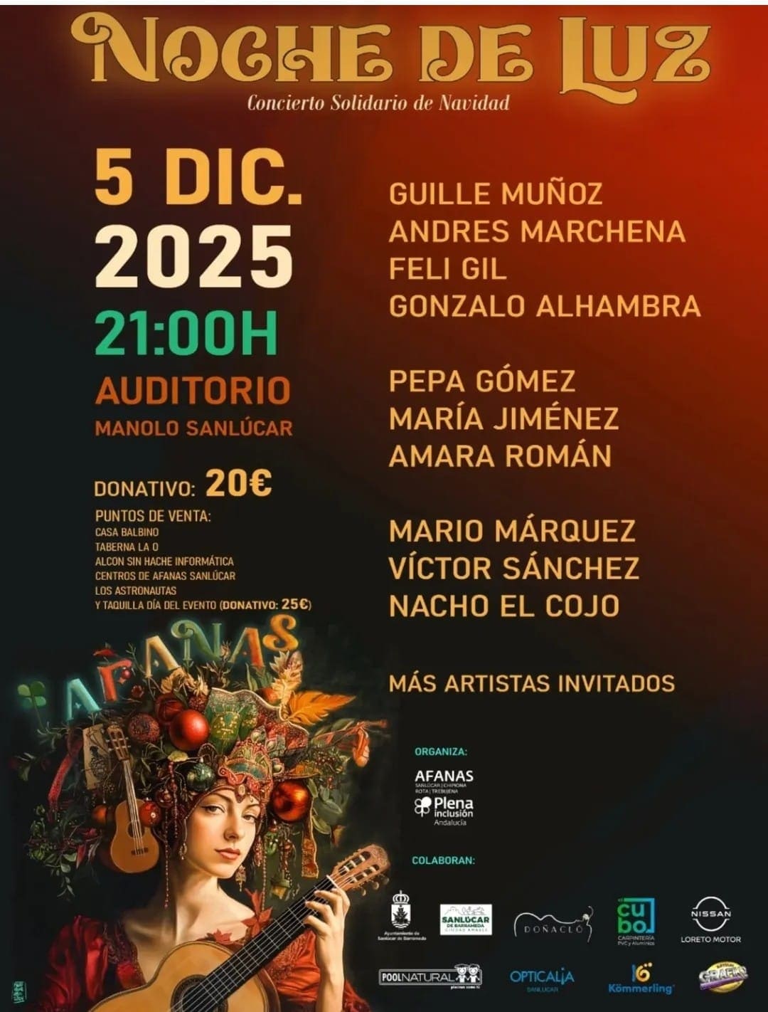 'Noches de luz' concierto solidario de Navidad