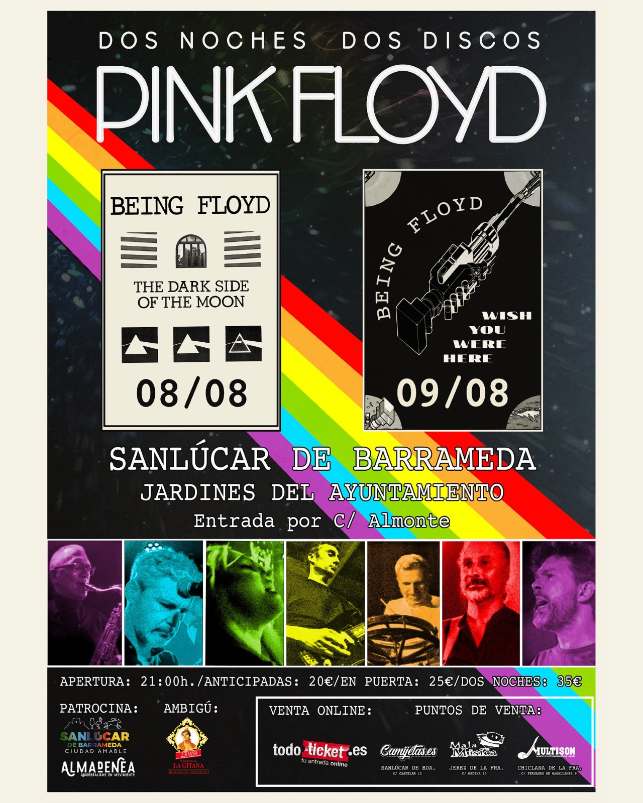 Dos noches, dos discos, Pink Floyd