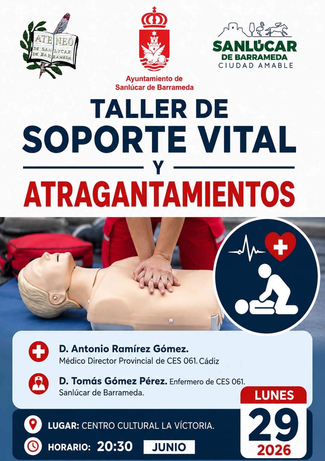 Taller de soporte vital y atragantamientos