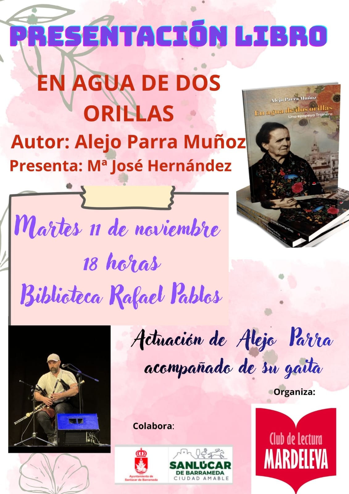 Presentación del libro 'En agua de dos orillas' de Alejo Parra Muñoz 