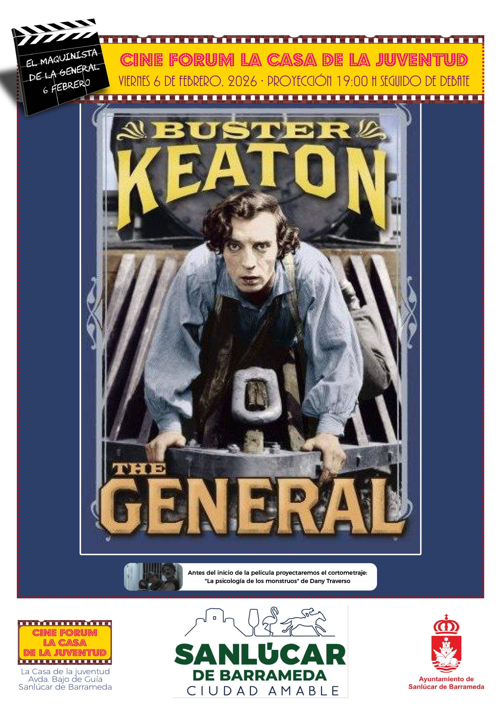 Cinefórum 'El maquinista de La General'
