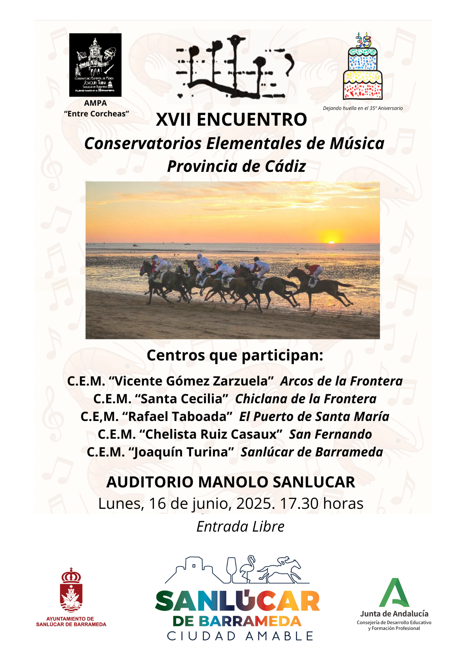 XVII Encuentro provincial de conservatorios elementales de música