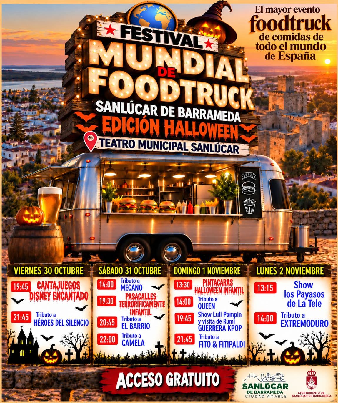 Festival Mundial de Foodtruck - Edición Halloween