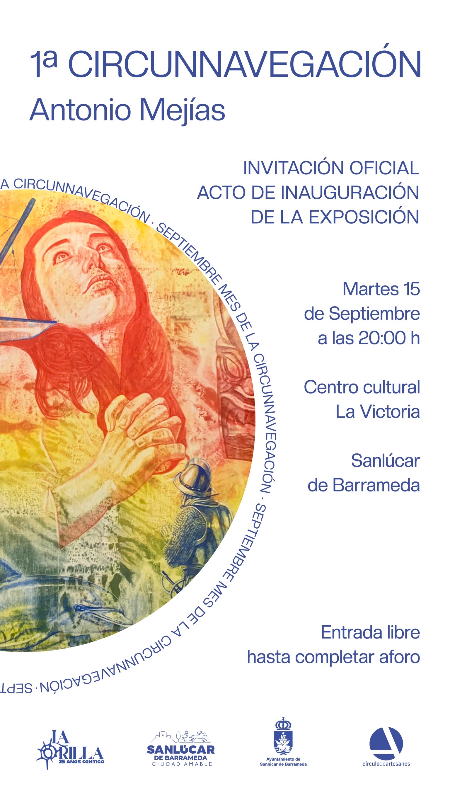 Exposición 1º Circunnavegación de Antonio Mejías