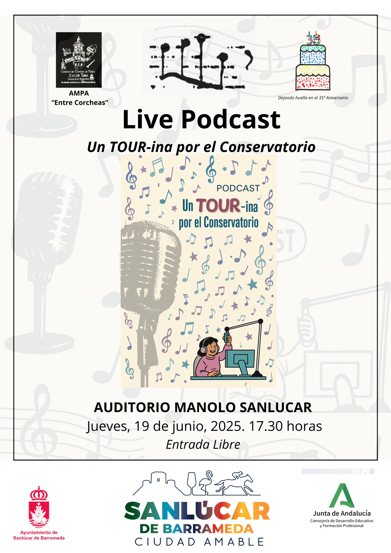 Live Podcast 'Un TOUR-ina por el Conservatorio'