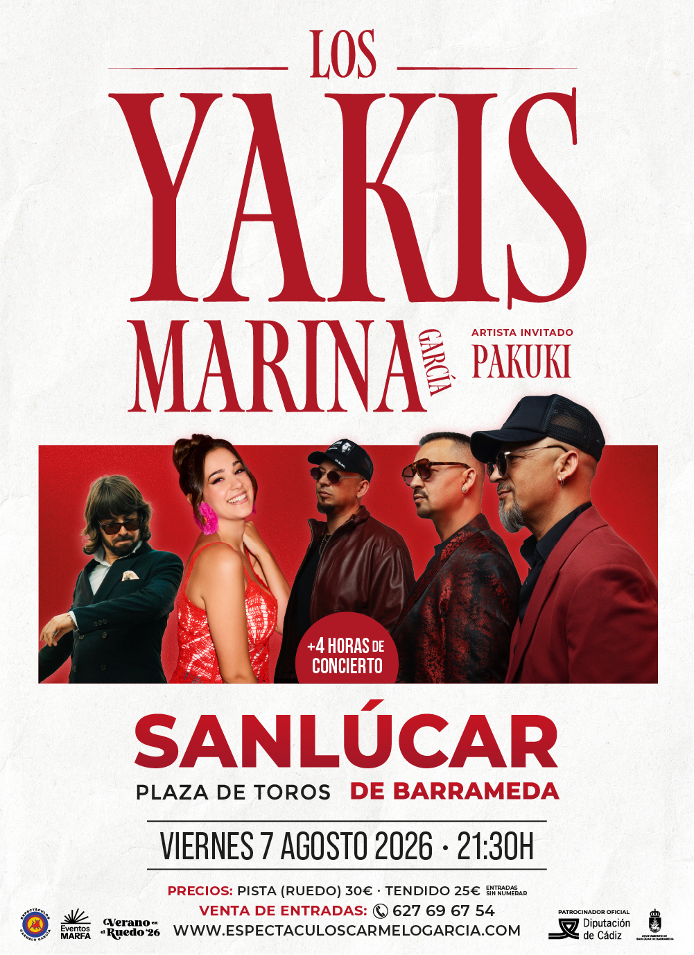 Los Yankis, Marina García y Pakuki