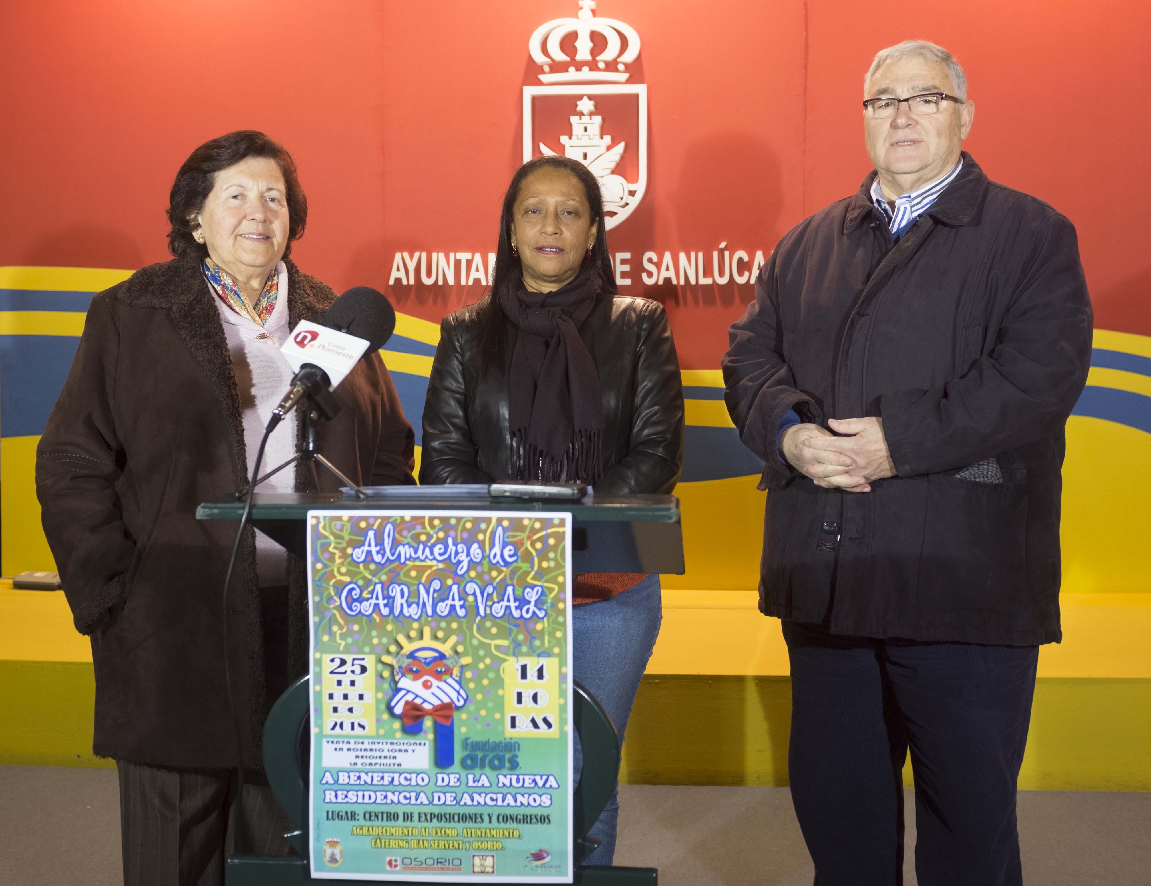 Patrocinio Fraga, Teresa Rúa y Francisco Yuste.